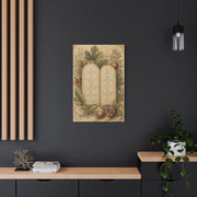 Ten Commandments Botanical Scripture Wall Art & Canvas Print