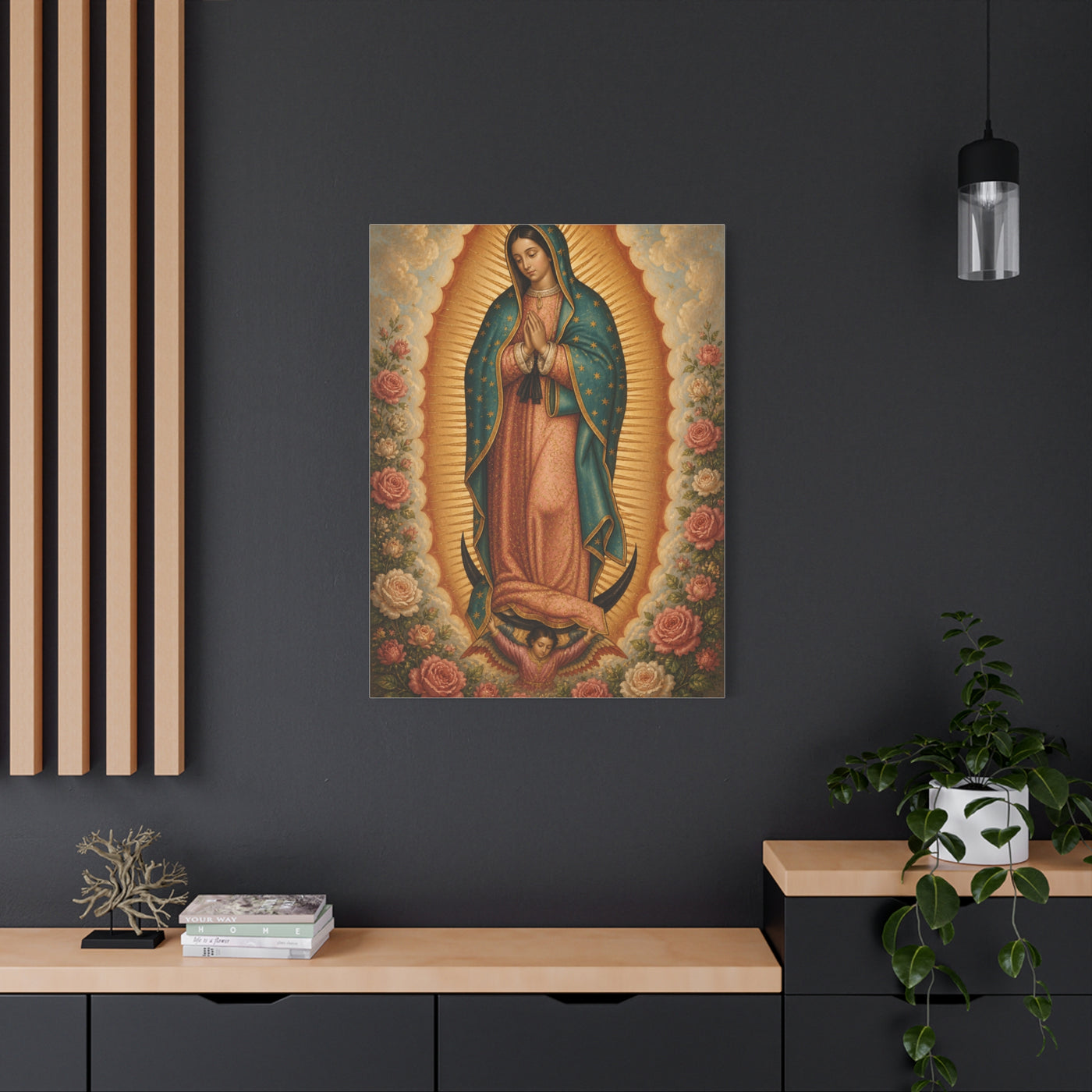 Our Lady of Guadalupe Sacred Icon Wall Art & Canvas Print