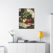 Italian Tomato & Basil Painterly Still Life Wall Art & Canvas Print