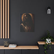 Christ with Golden Halo Contemporary Portrait Wall Art & Canvas Print