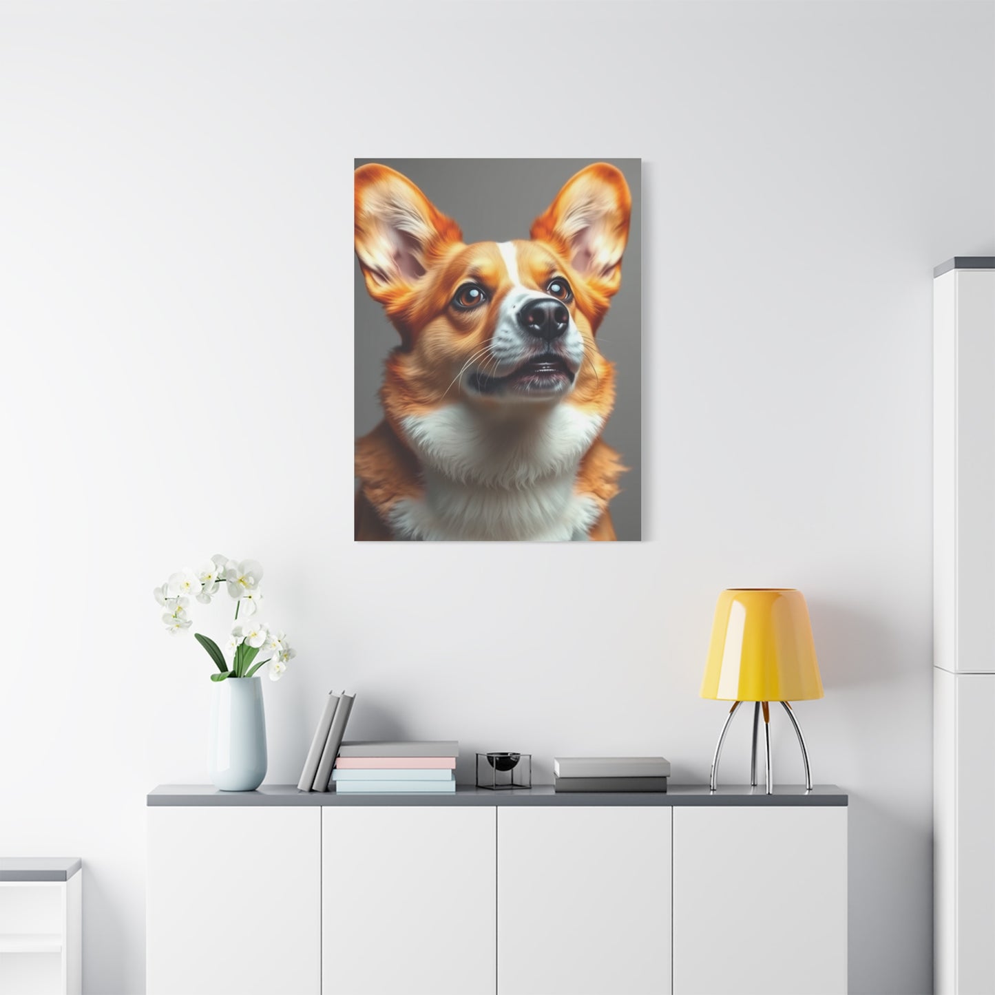 Corgi Dog Art Supreme Canvas Wall Art & Canvas Print