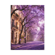 Jacaranda Blossom Boulevard Wall Art & Canvas Print