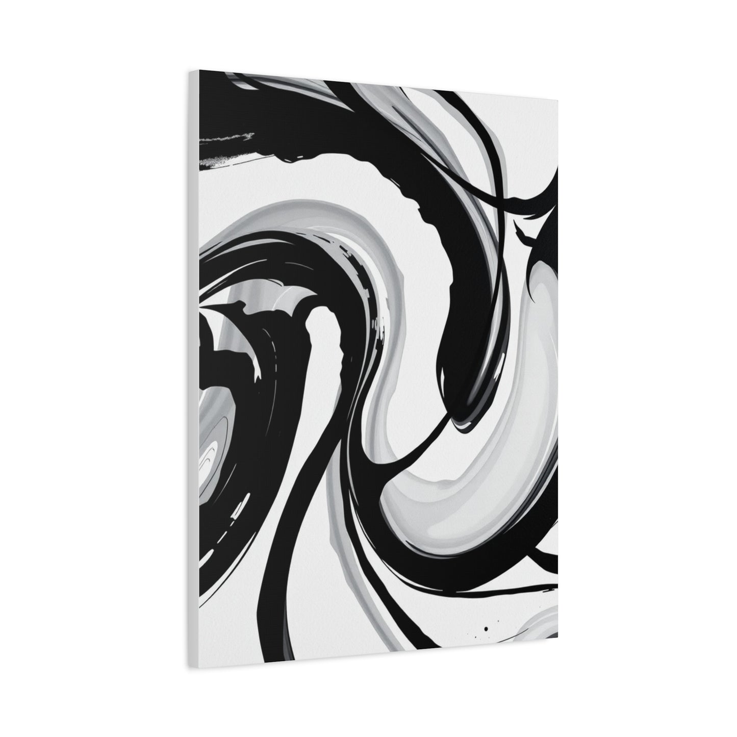 Black and White Abstract Art Refined Canvas Wall Art & Canvas Print
