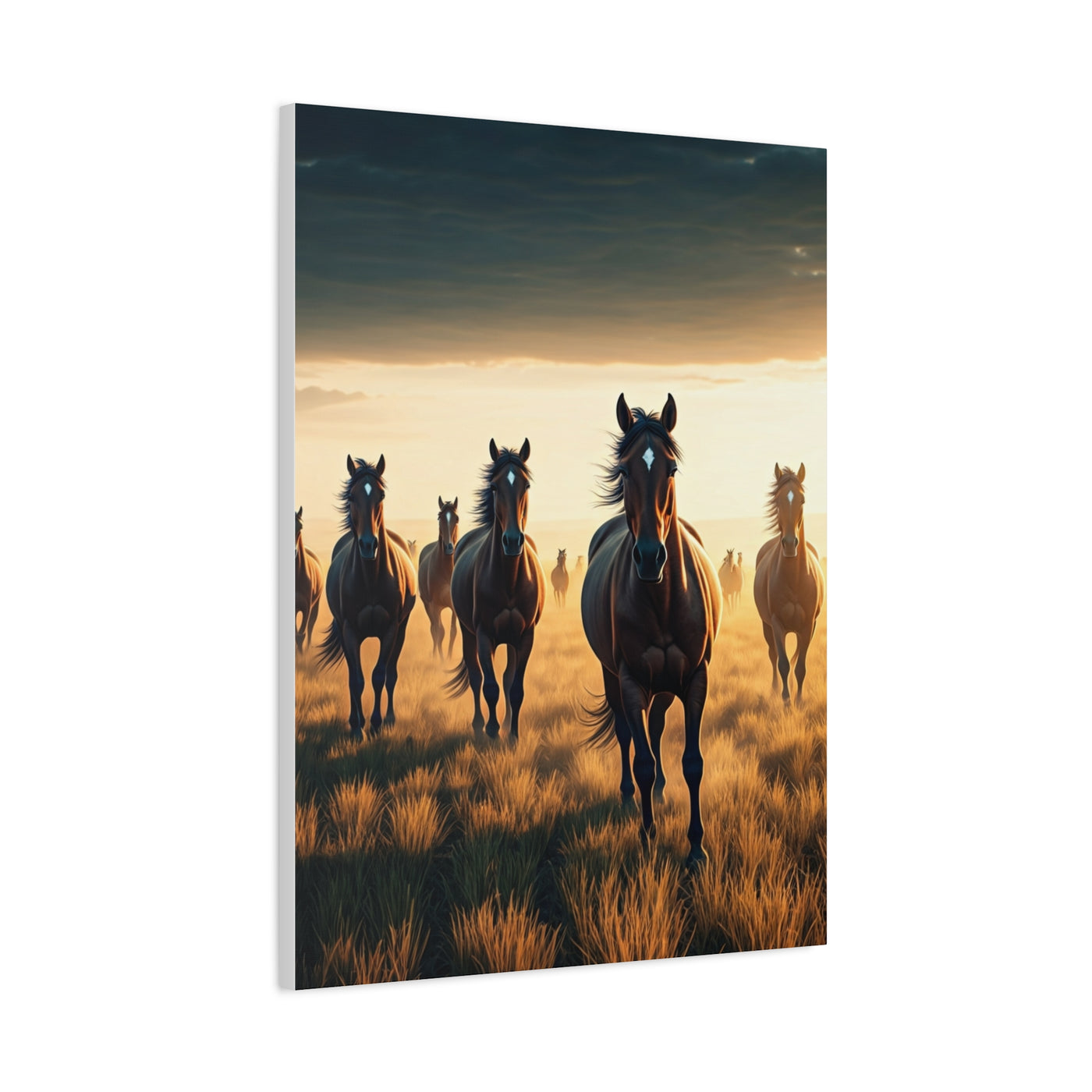 Wild Horses at Dawn Wall Art & Canvas Prints