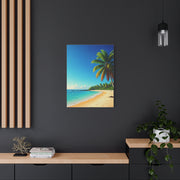 Tropical Palm Paradise Beach Wall Art & Canvas Prints