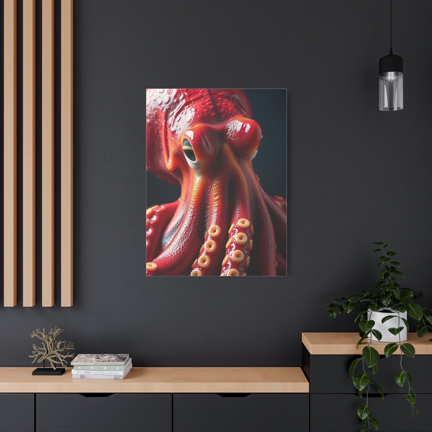 Cephalopod Elegance Canvas