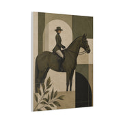 Equestrian Editorial Profile Composition Wall Art & Canvas Print