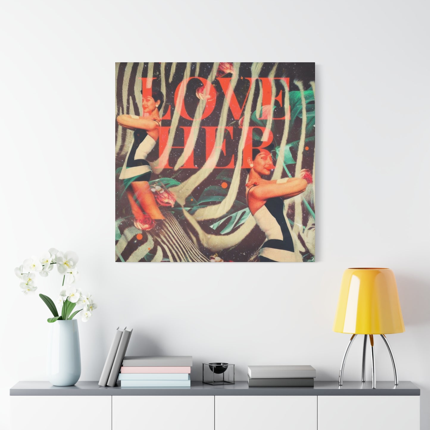 Frank Moth Love Her Wall Art & Canvas Prints