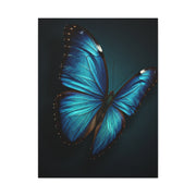 Blue Morpho Butterfly Wings Spread Wall Art & Canvas Prints