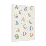 Botanical Alphabet Nursery Wall Art & Canvas Print