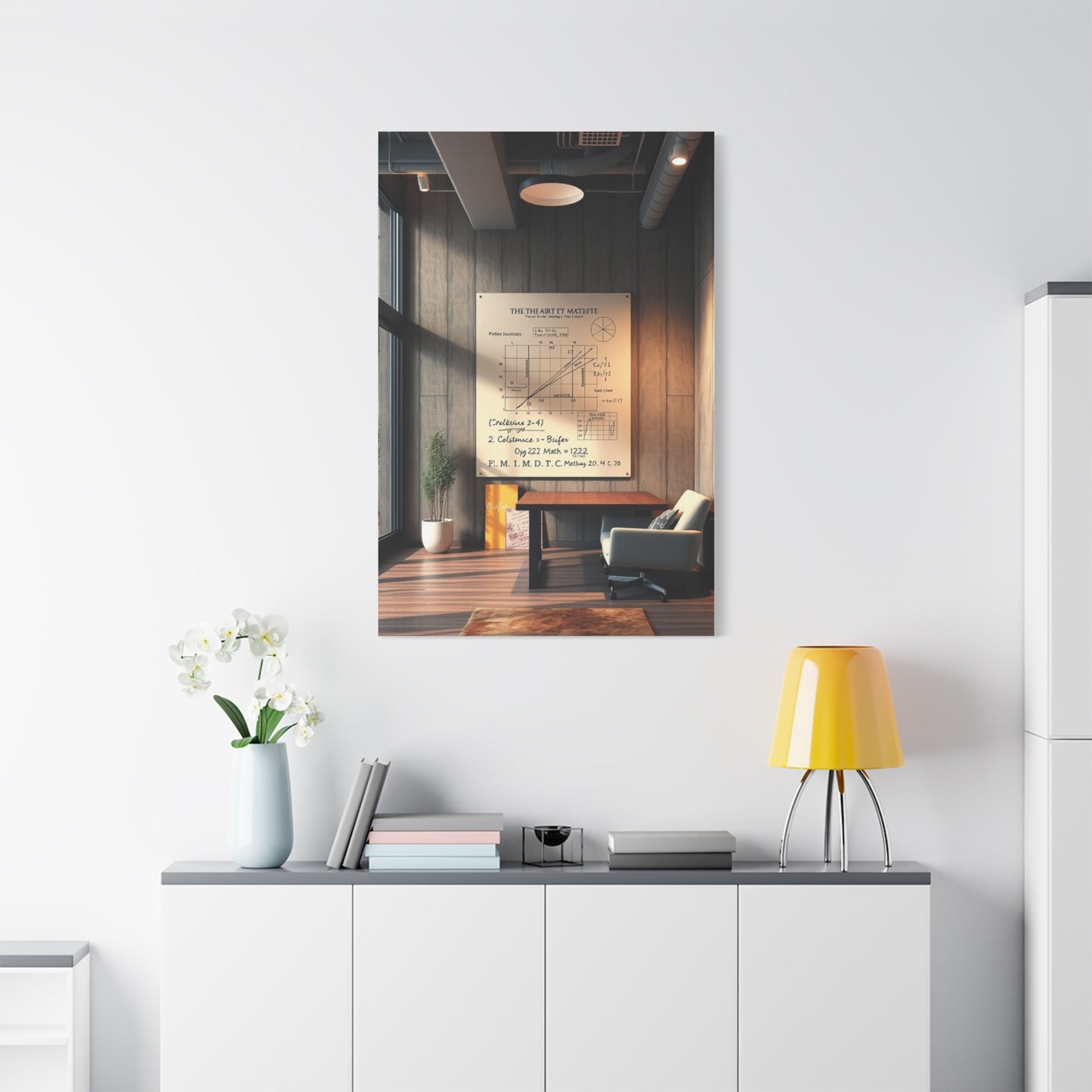 Supreme Modern Math Art for Creative Spaces Collection Wall Art & Canvas Print