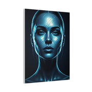 Luminous Blue Serenity Portrait Wall Art & Canvas Prints