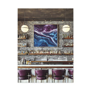 Moody Abstract Luxury Cocktail Bar Wall Art & Canvas Print