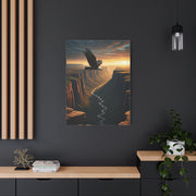 Eagle Over the Canyon Wall Art & Canvas Prints