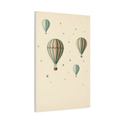 Dreamy Hot Air Balloon Nursery Wall Art & Canvas Print