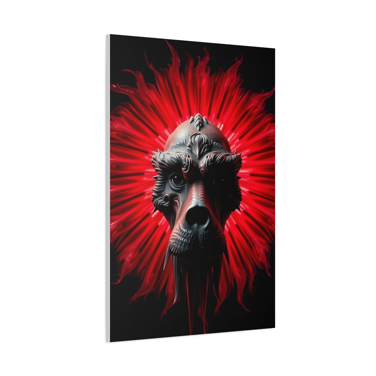 Black, White & Red Art Refined Canvas Wall Art & Canvas Print