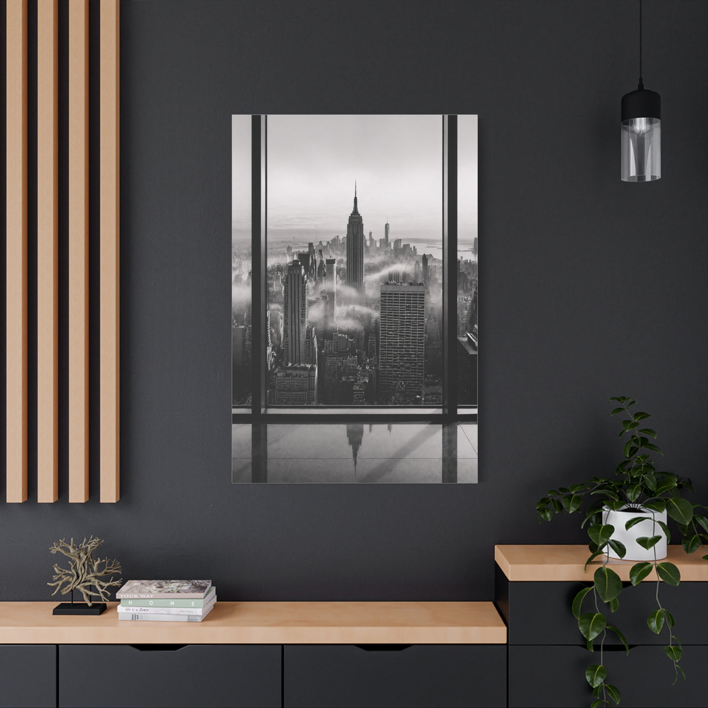 Empire State Window Perspective Wall Art & Canvas Print