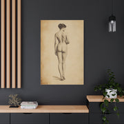 Classical Back Study Figure Wall Art & Canvas Print