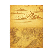 Vintage Compass Journey Map Wall Art & Canvas Prints