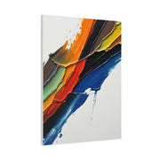Expressive Multicolor Stroke Abstract Wall Art & Canvas Prints