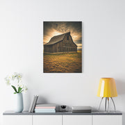 Golden Field Weathered Barn Wall Art & Canvas Prints