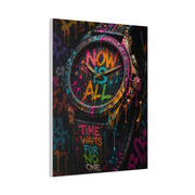 Now Is All Graffiti Watch Street Wall Art & Canvas Print