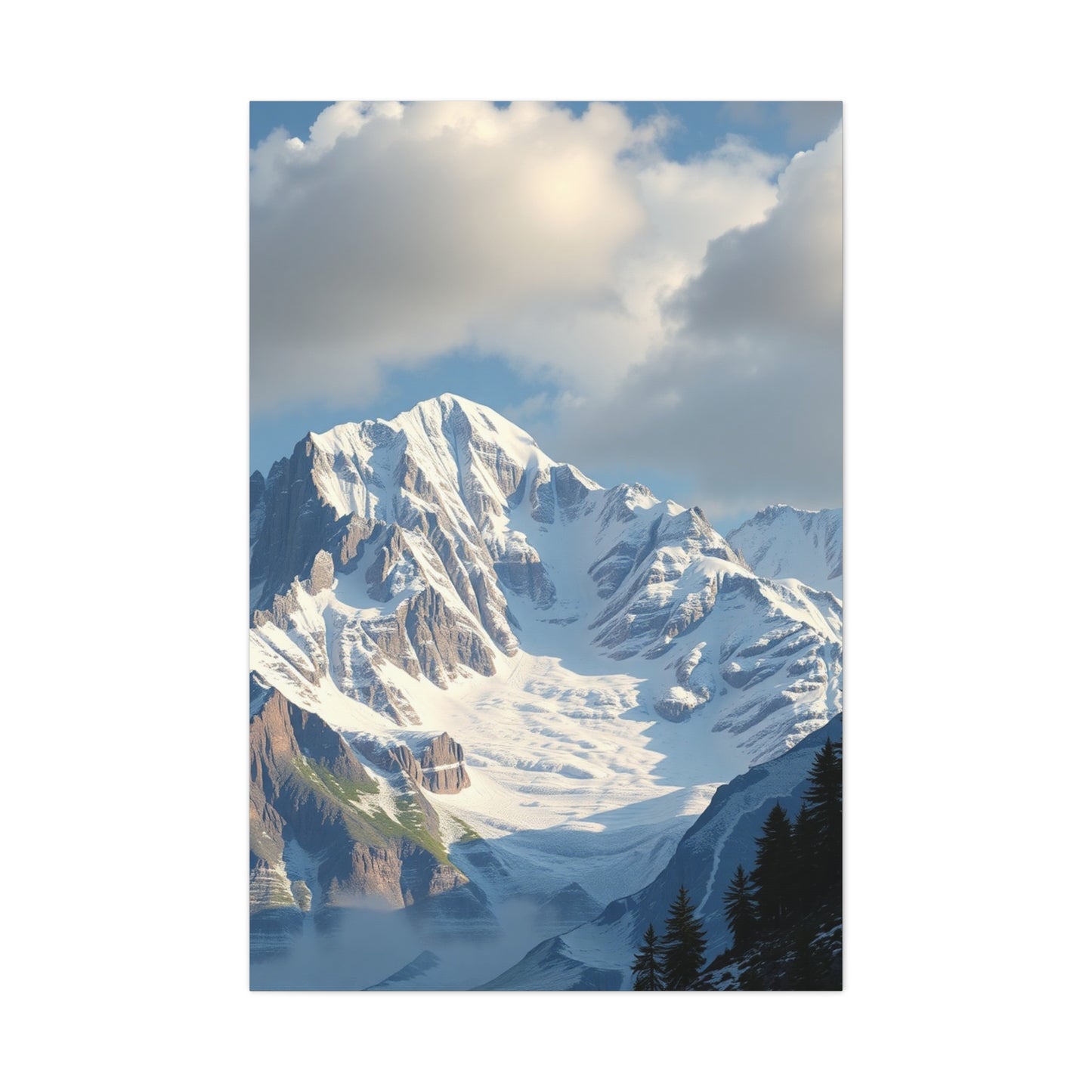 Elysian Peaks Canvas Wall Art & Canvas Print