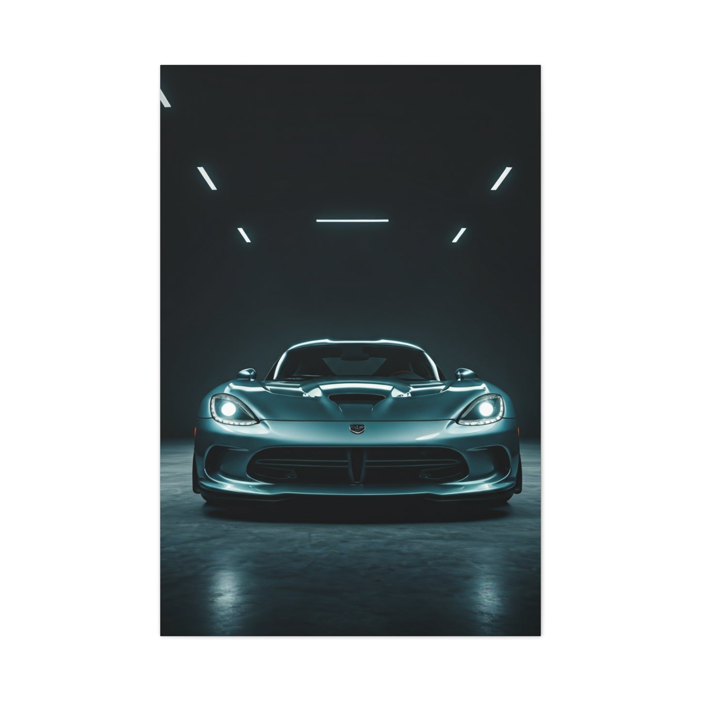 Dodge Viper Showroom Centerpiece Wall Art & Canvas Prints