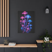 Neon Fungi Luminescence Wall Art & Canvas Print