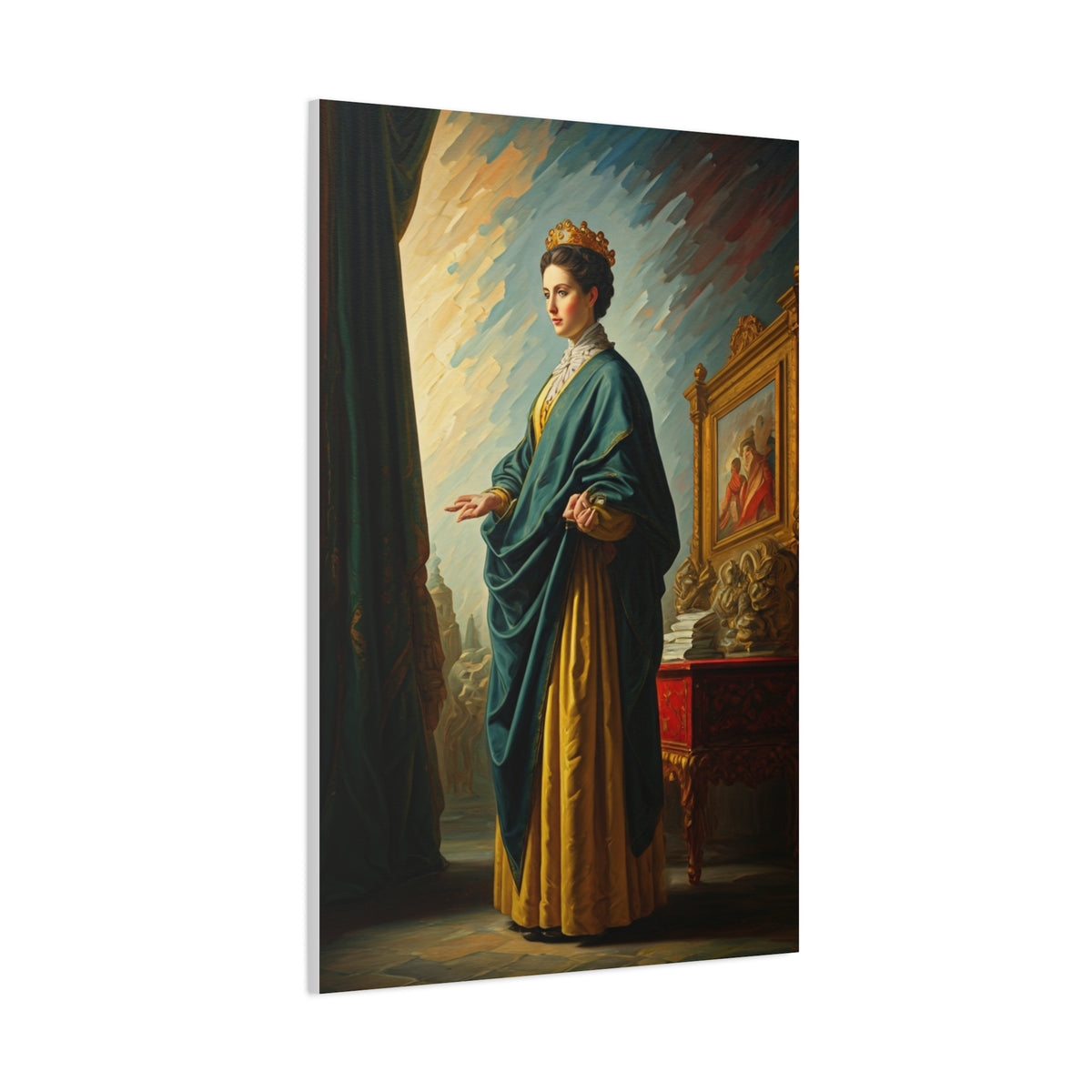 Regal Portrait of a Noblewoman Wall Art & Canvas Prints