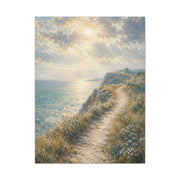 Psalm 27 Coastal Light Scripture Wall Art & Canvas Print