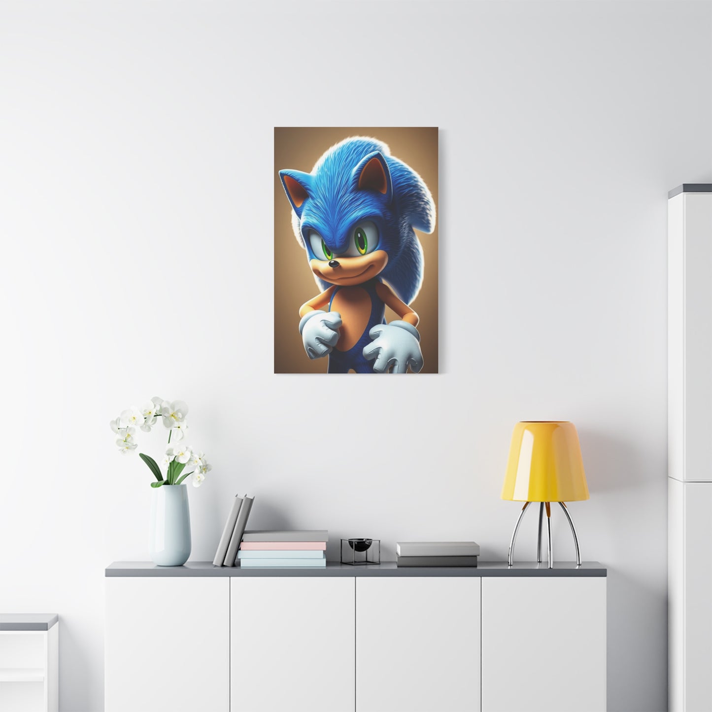 Vision Sonic the Hedgehog Art Art Wall Art & Canvas Print