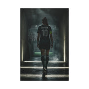 Soccer Captain Tunnel Sports Wall Art & Canvas Print