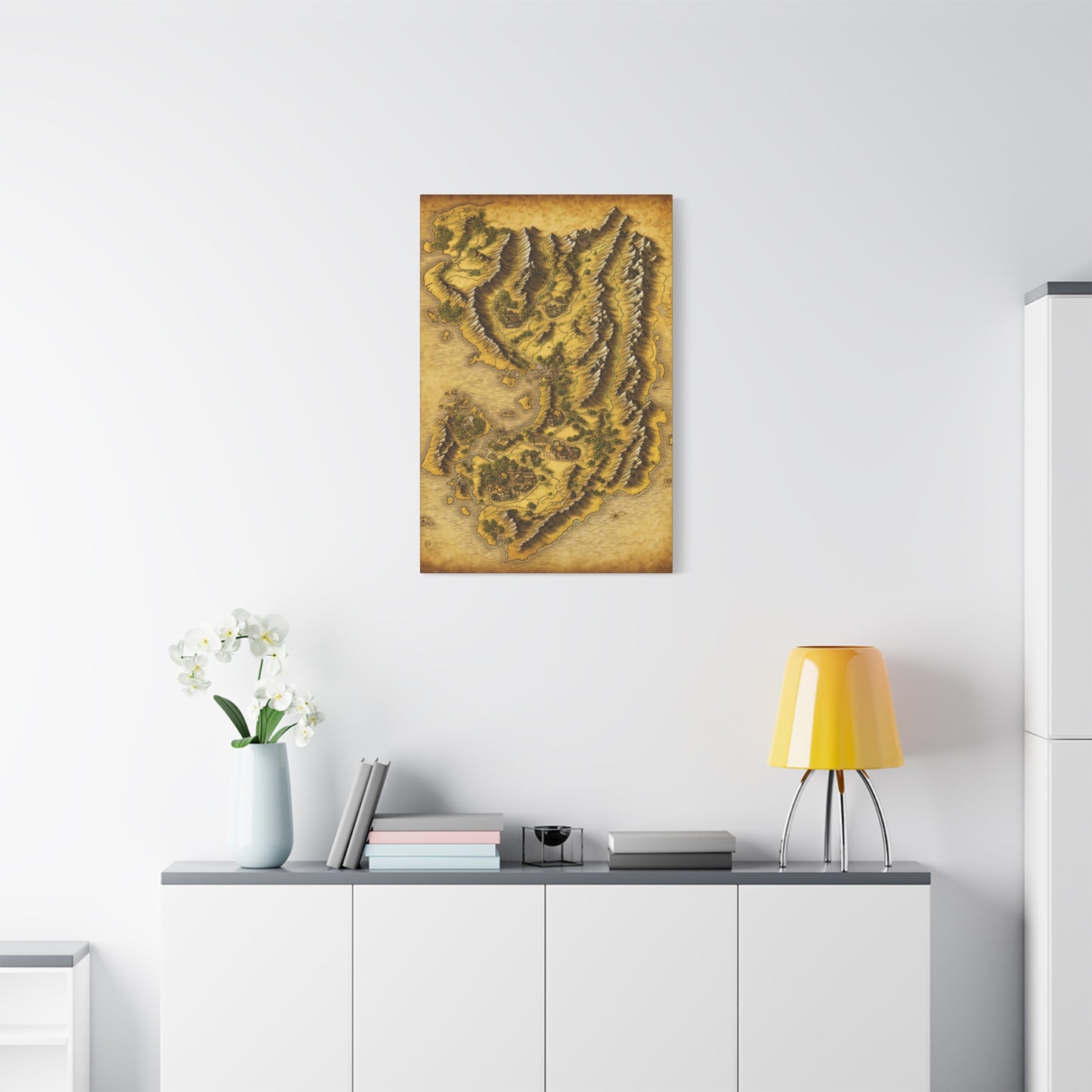 Ancient Realm Map Wall Art & Canvas Prints