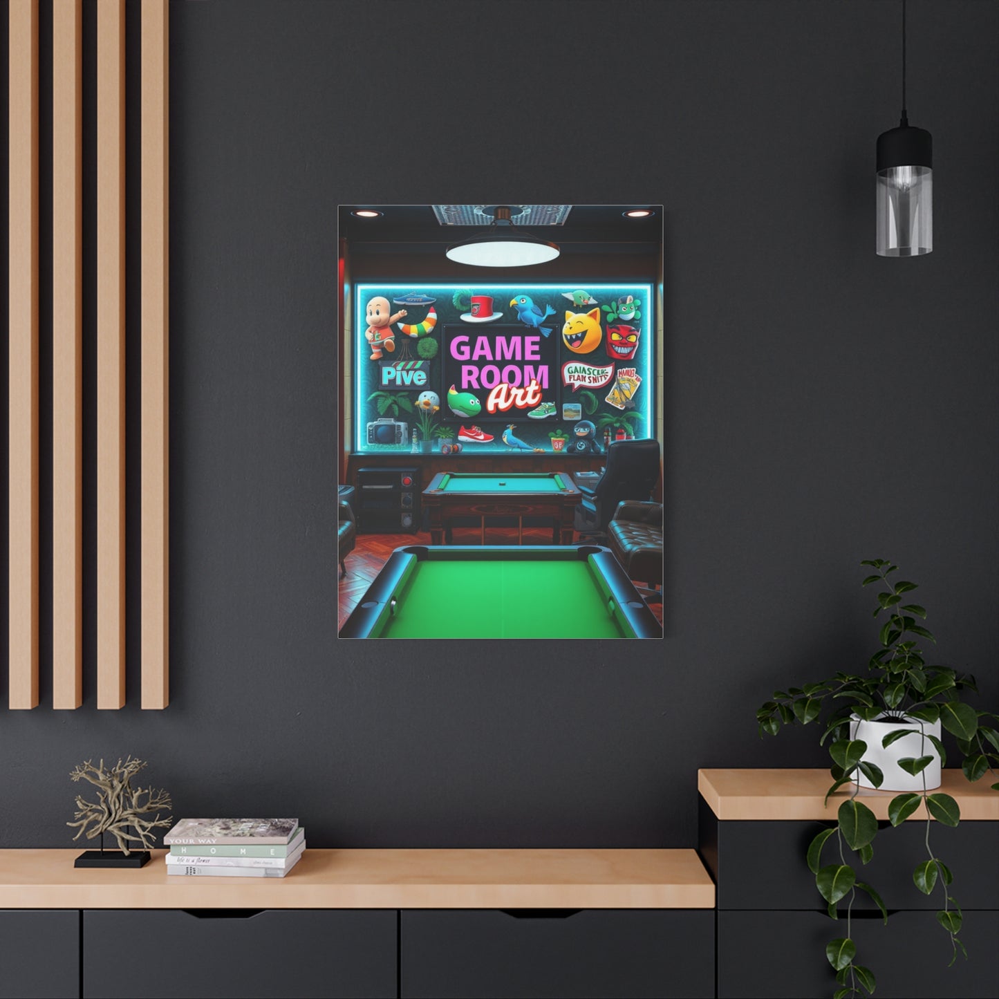 Supreme Game Room Art Beautiful Collection Wall Art & Canvas Print