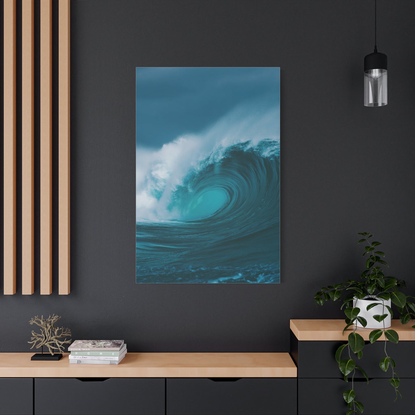 Powerful Ocean Wave Motion Wall Art & Canvas Print