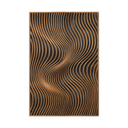 Minimal Slatted Wave Flow Panel Wall Art & Canvas Print