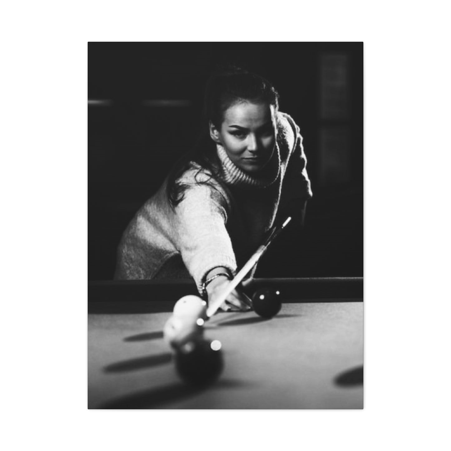 Women Playing Billiard Wall Art & Canvas Prints