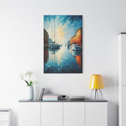 Golden Harbor Reflections Wall Art & Canvas Prints