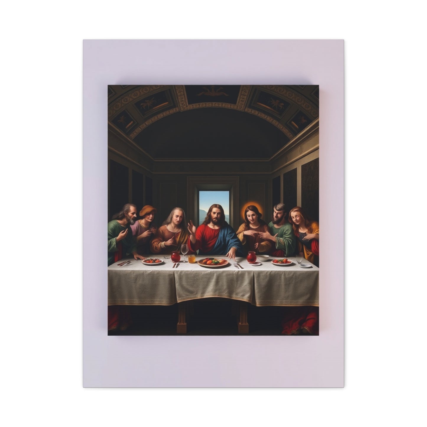 Vision The Last Supper Art Art Wall Art & Canvas Print