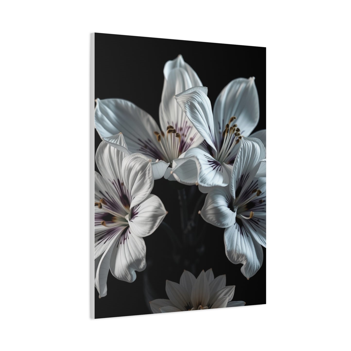 Grayscale Blossom Reverie Wall Art & Canvas Print