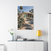 Palm Springs Modern Villa Exterior Wall Art & Canvas Print