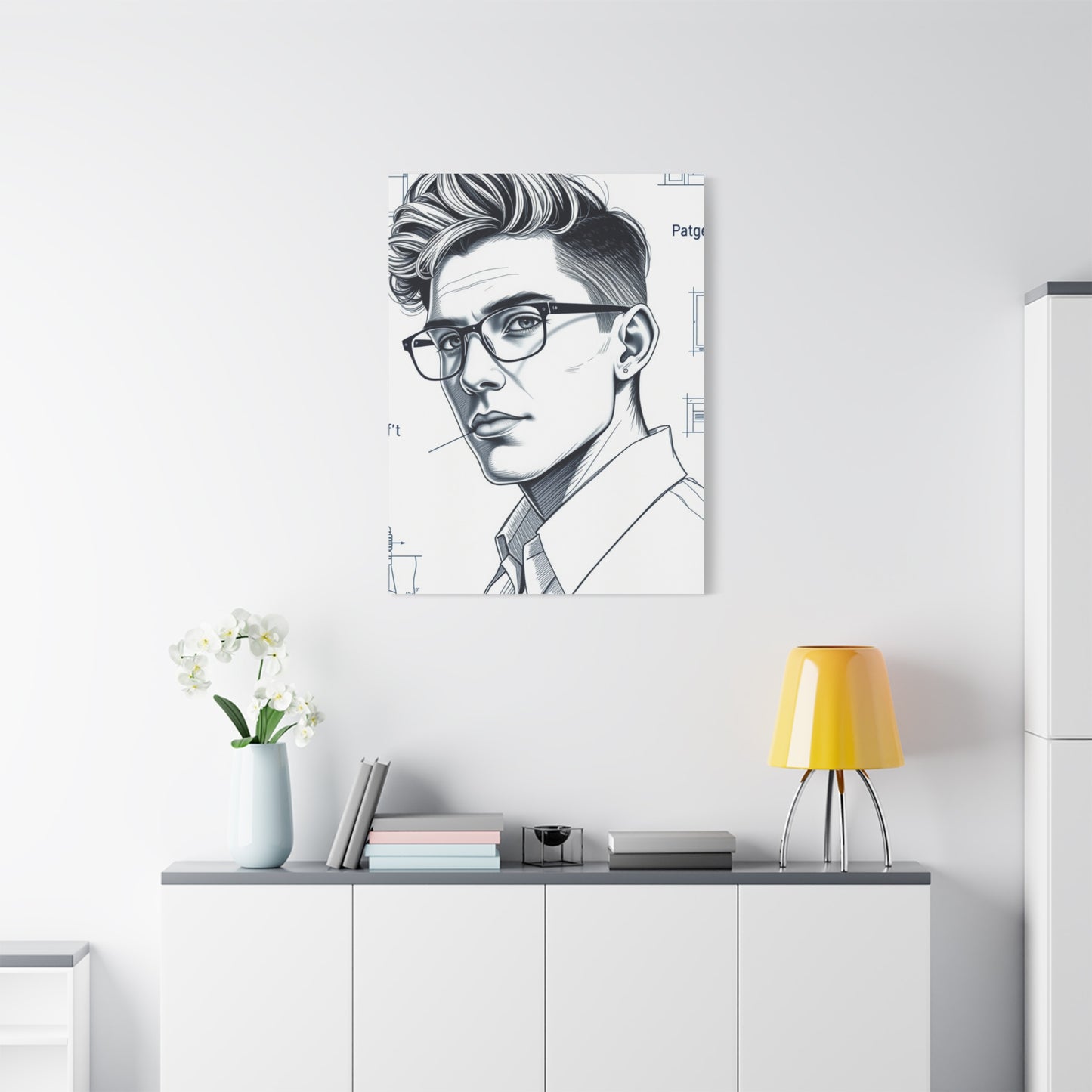 Supreme Art Collection Blueprint & Patent Sketches  Wall Art & Canvas Print