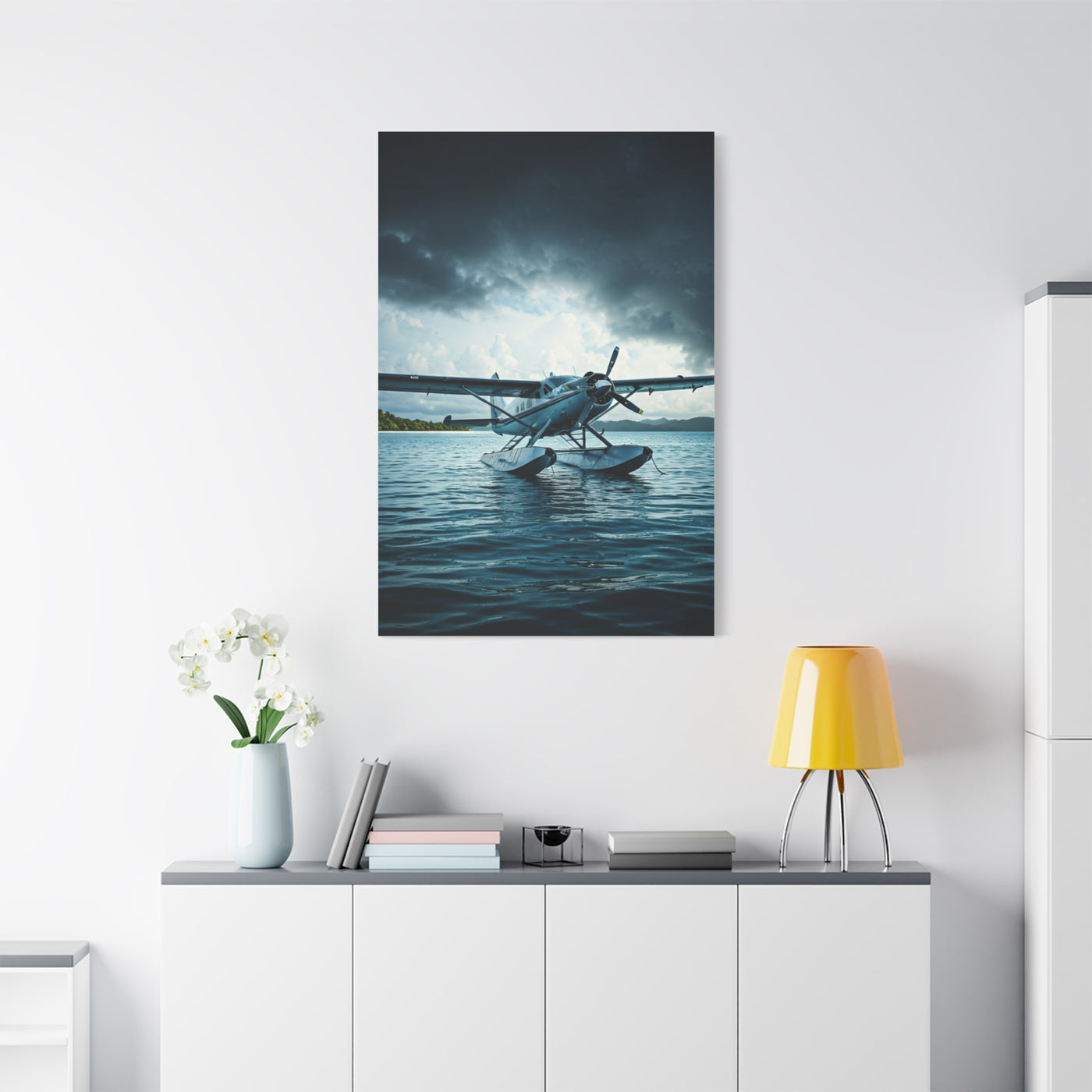 Seaplane Landing on Calm Waters Wall Art & Canvas Prints