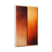 Golden Hour Diptych Color Field Wall Art & Canvas Print
