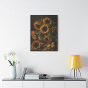 Old Master Sunflower Still Life Wall Art & Canvas Print