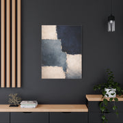 Navy and Stone Color Block Composition Wall Art & Canvas Print