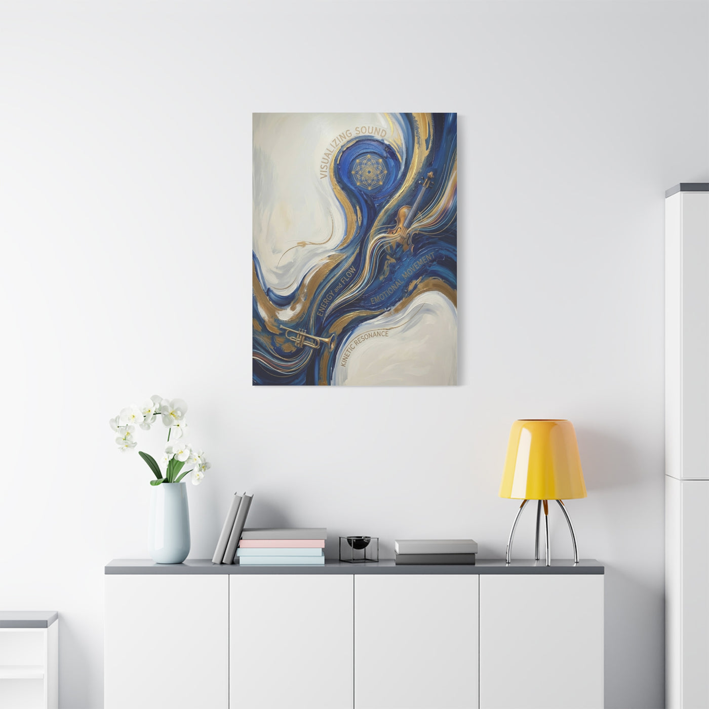Visualizing Sound Concept Composition Wall Art & Canvas Print