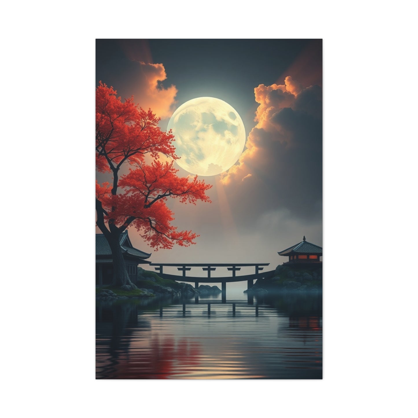 Graceful Zen Tableau Wall Art & Canvas Print