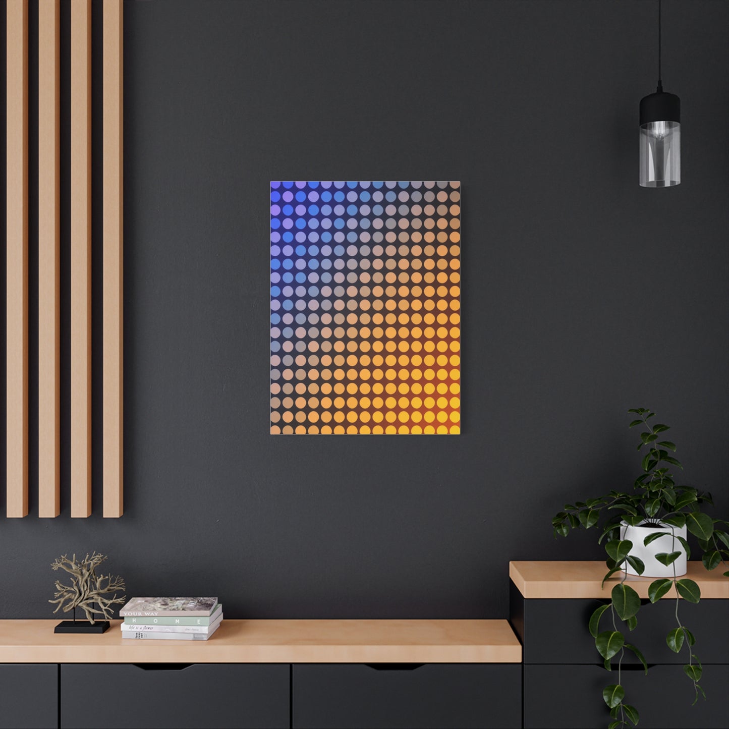 Polka Dot Pattern Art Luxury Canvas Wall Art & Canvas Print